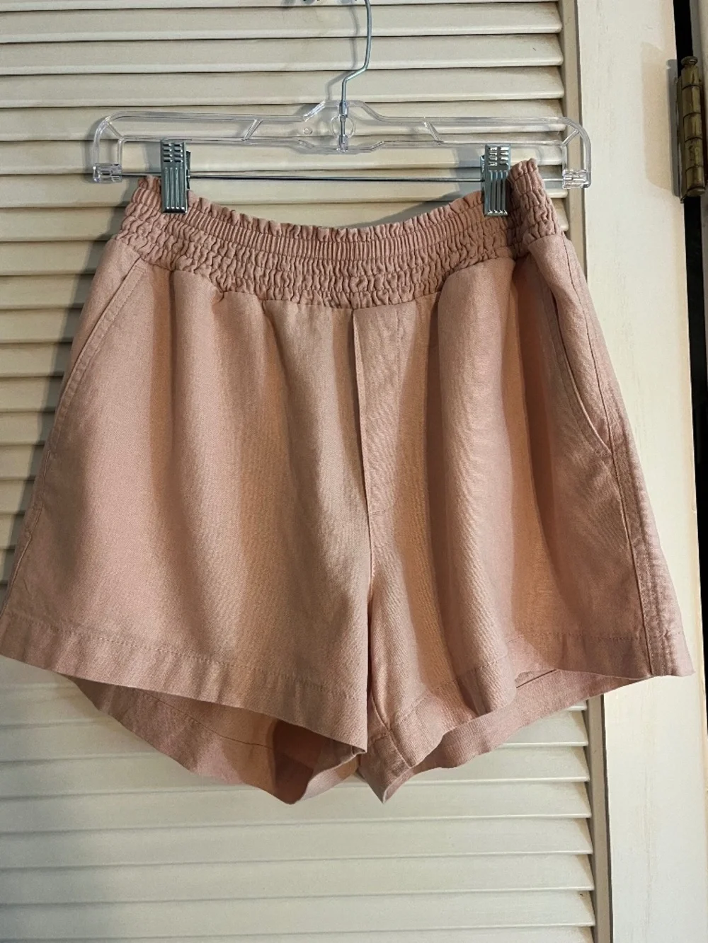 Gap Mauve Pink Linen Rayon 3.5
